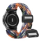 MroTech Armband Kompatibel mit Samsung Galaxy Watch 3 45mm/Galaxy 46mm SM-R800/Huawei Watch GT2/3/4/5 46mm Band 22mm-Nylon-Magnetisch Sport Loop für Gear S3 Frontier für Herren Damen,Tarnung