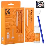 K&F Concept Sensor Reinigungsset mit 10pcs Mikrofaser Swabs 24mm für Vollformat-Kameras und 20ml Flüssig-Reiniger Reinigungs Kit für DSLR Kamera Objektive F