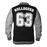 Bud Spencer Herren Bulldozer 63 College Jacket (schwarz) (XL)