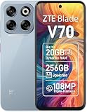 ZTE Blade V70-4G Smartphone - Dual-SIM - RAM 8 GB/Interner Speicher 256 GB - microSD Slot - 6.7' - 1600 x 720 Pixel (120 Hz) - Triple-Kamera 108 MP, 2 MP - Front Camera 16 MP - Sternenstaubg