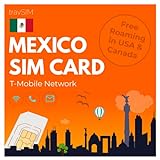 travSIM Mexiko SIM Karte | T-Mobile Netzwerk | 5GB Mobile Daten | Kostenloses Roaming in den USA & Kanada | Unbegrenzte Nationale Anrufe & SMS | SIM Karte Mexiko 14 Tag