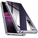 Oprimio Kristallklar Hülle für Sony Xperia 1 IV [Silikon Hülle] [%100 Durchsichtig] [Deutsche Material] [Ultra Dünn] Transparente Handyhülle für Sony Xperia 1 IV