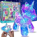 Prismisches Einhorn-3D-Licht-Bastelset, einzigartige Einhorn-Geschenke für Mädchen und Frauen, 12-jährige Mädchen, coole Geschenke für Tweens, Teenager-Mädchen-Geschenke und Geschenkideen fü