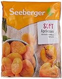 Seeberger Soft-Aprikosen: Herrlich weiche, saftige Marillen - süß-samtige Textur - ohne Zuckerzusatz - getrocknet - entsteint, vegan (1 x 200 g)