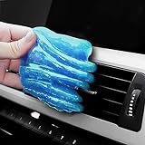 ZYBUX - Reinigungsgel für Auto-Reinigungsknete Staub Reiniger Gel Auto Schleim Reiniger Auto Detailing Kitt Auto Innenraum Reiniger Tastatur Reiniger für Computer (Blau)