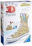 Ravensburger 3D Puzzle 11262 Sneaker Minions - Praktischer Stiftehalter - 108 Teile - Schreibtisch-Organizer für Kinder ab 8 J