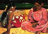 Kunstkarte Paul Gauguin 'Frauen am Strand'