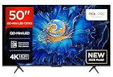 TCL 50C61KS 50 Zoll, QD-Mini LED TV, 4K UHD, Smart Google Fernseher mit, Dolby Atmos und Game M