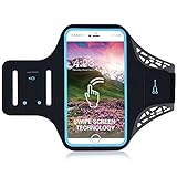 DFV mobile - Professional Cover Ultra-Thin Armband Sport Walking Running Fitness Cycling Gym for Microsoft Windows Phone 8.1.1 - Black
