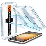 Spigen Glas.tR EZ Fit Schutzfolie kompatibel mit Samsung Galaxy S23, 2 Stück, Kratzfest, Kristallklar, 9H Härte F