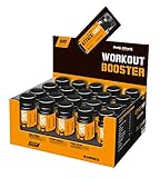 Body Attack - Preworkout Booster Shot, Orange-Cola 20x60ml - Made in Germany - 200mg Koffein & 500mg L-Tyrosin, hochdosierter Workout Booster mit L-Citrullin, Beta-Alanin, für alle Sportler &