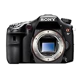 Sony SLT-A77V SLR-Digitalkamera (24 Megapixel, 7,6 cm (3 Zoll) Display, bildstabilisiert) schw