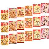 STOBOK 30 Stück Rote Umschläge Für Das Chinesische Neujahr 2024 Chinesische Rote Taschen Chinesische Geldumschläge Hong Bao Glücksgeld-Geschenkumschläge Für Frühlingsfest Geburtstag