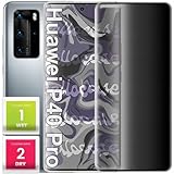 [HelloCase] Anti-Spionage-Hartglas für Huawei P40 Pro Ganzbildschirm, Voll, Härte 9H, 5D Displayschutz, Glas, Schutzglas, Displayschutzfolie, Displayschutzfolie, Fü