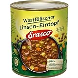 Erasco Westfälischer Linsen-Eintopf (800g) In rund 5 Minuten fertig – Mit viel Gemüse – Ohne Schnickschnack - Einfach leck