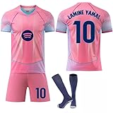 Pink Barcelona Football Trikot Jersey 25/26 New #9 Lewandowski #10 Lamine Yamal Trikot Kinder Kids Boys Mens Trainning Trikot Fussball Jungen Sport Outdoor Soccer T Shirt Shorts Socks O