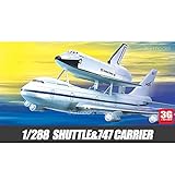 Academy Flugzeugmodell U.S.-12708 1/288 US Space-Shuttle und 747 L