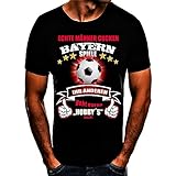 Bayern Fussball Stadt T-Shirt (L) Schw