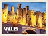 Blechschild 30x40 Wales United Kingdom Conwy Castle Burg Wand Deko Cafe Sammler Geschenk
