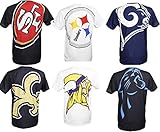 New Era Carolina Panthers Big Logo Back T-Shirt Black - M
