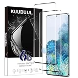 KUUBUUL Displayschutzfolie aus Hartglas für Samsung S20 Plus, 2 Stück, Fingerabdruck erkennbar, Härtegrad 9H, blasenfrei, kratzfest, Displayschutzfolie für Samsung Galaxy S20