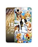 Sunrive Kompatibel mit ZTE Blade A612/A610 Hülle Silikon, Transparent Handyhülle Schutzhülle Etui Case (Q Hund 1)+Gratis Universal Eingabestift MEHRWEG