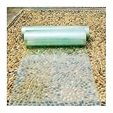 Polycarbonat-Dachplatte, 0,80 mm Sonnenscheinplatte Isolierung, Klare Tageslichtplatten für Gewächshaus Garage Wasserdicht(1.0x2.0m=3.3x6.6ft)