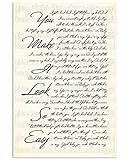 You Make It Look So Easy Lyrics Song,12 * 8 Inches Vintage Funny Poster Wall Decor Art Gift Retro Picture Metal Sig