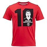 Paris Saint-Germain T-Shirt PSG – Zlatan Ibrahimovic – Nr. 10 – Offizielle Kollektion, Erwachsenengröße, Herren S