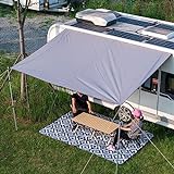 Dulepax vorzelt Wohnwagen Sonnensegel Markise mit keder，Auto Camping markisen, 3000mm Wasserdicht und UV-beständig, geeignet für SUVs, Vans und Wohnmobilen,2.96Mx2.45M