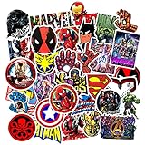 Anime-Superhelden-Aufkleber, wasserdicht, Anime-Aufkleber für Kinder, Jugendliche, Erwachsene, Vinyl, Laptop-Aufkleber für Wasserflaschen, Gepäck, Skateboard, Aufkleber, Graffiti-Patches, 100 Stück