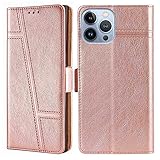 Fansipro Schutzhülle für Huawei P40 Pro Plus, Premium-PU-Leder, schmale Passform, für P40 Pro Plus, 3 Kartenfächer, 1 Fotorahmenschlitz, schmutzabweisend, goldfarb