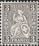 Prophila Collection Schweiz 21 geprüft 1862 sitzende Helvetia (Briefmarken für Sammler)